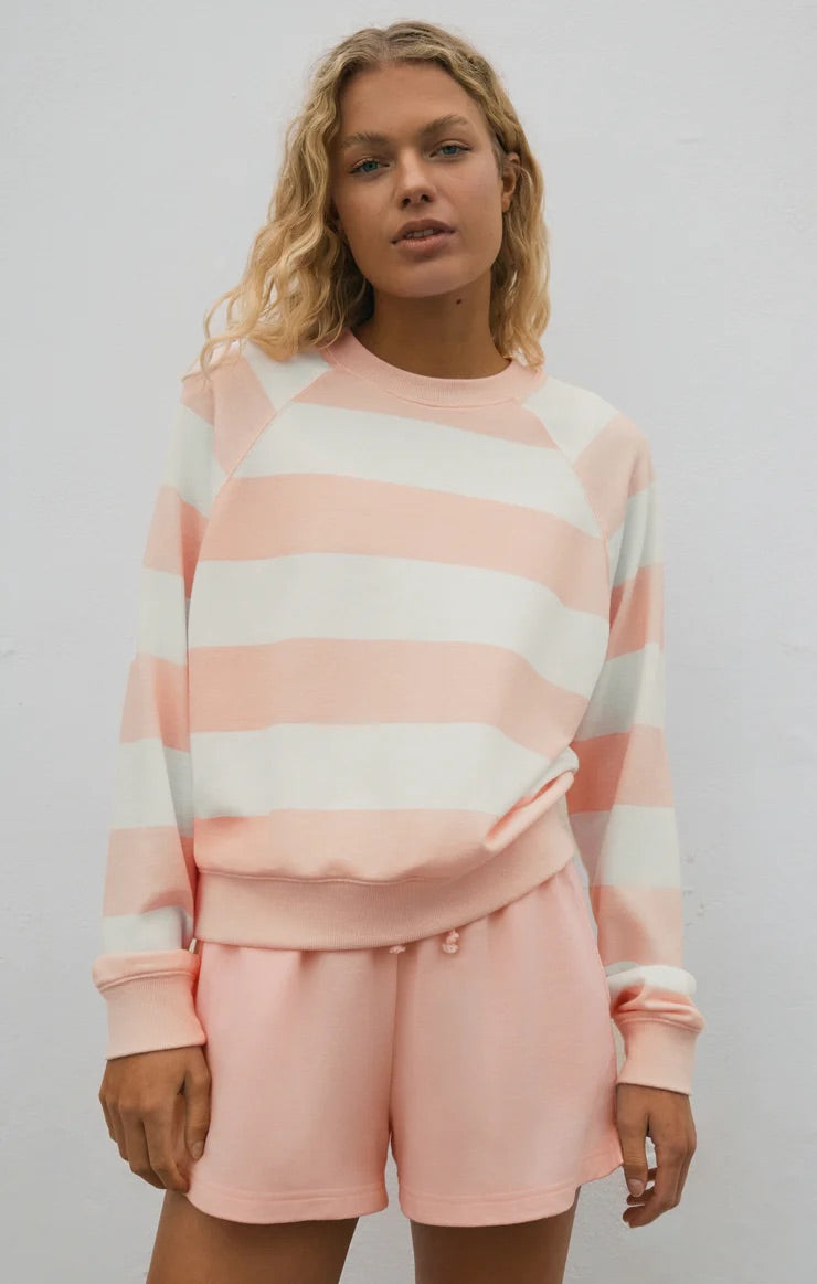 SALDANA STRIPE SWEATSHIRT