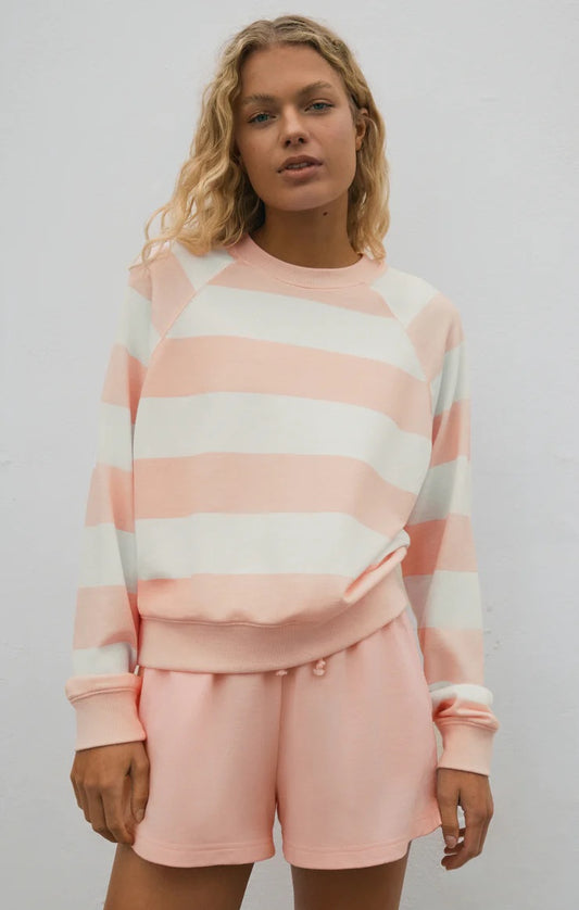 SALDANA STRIPE SWEATSHIRT