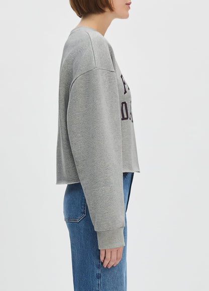 CROPPED COLLEGIATE SWEATSHIRT