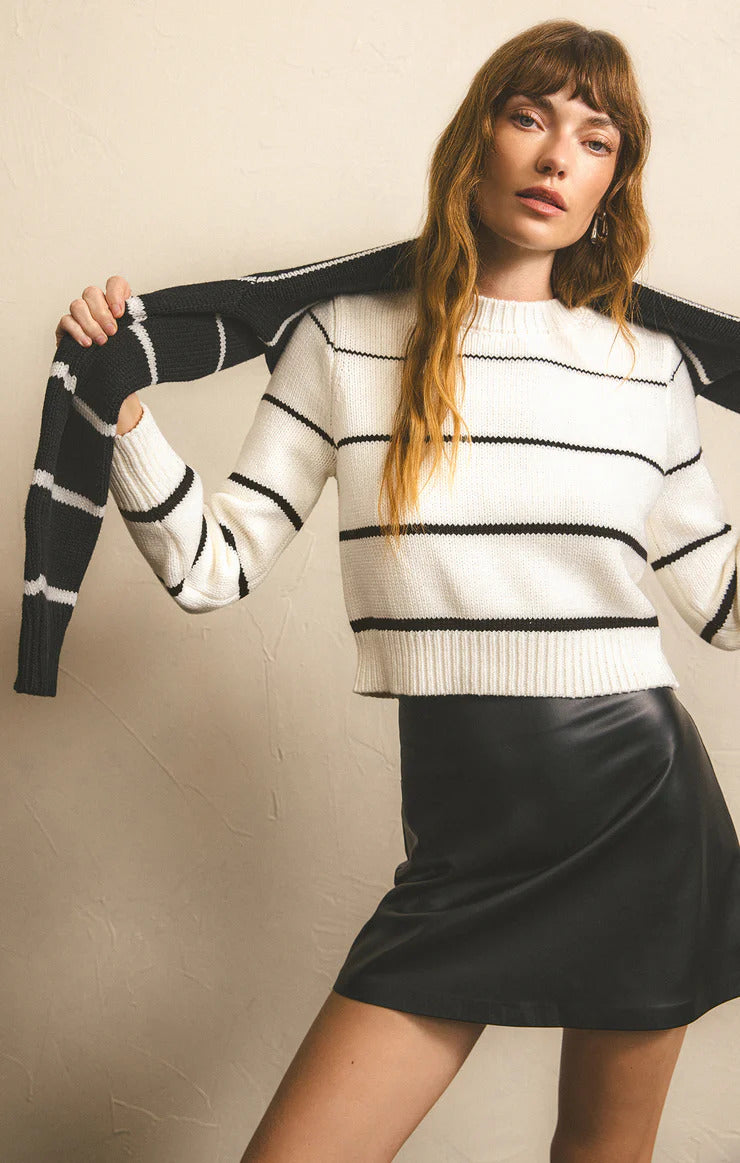 MILAN STRIPE SWEATER