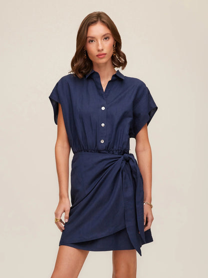 RYANN SIDE TIE DRESS
