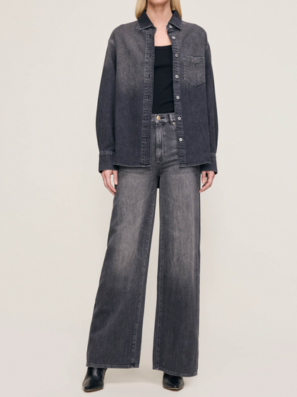 HEPBURN WIDE LEG IN NIGHTSHADE AURA