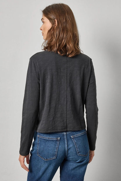 LONG SLEEVE CROPPED BOYFRIEND