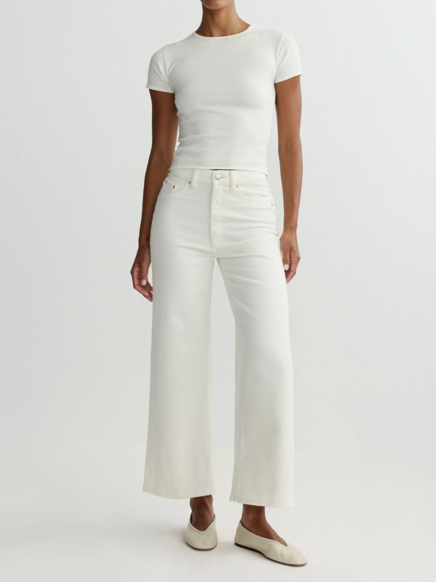 HEPBURN WIDE LEG: ANKLE HIGH RISE