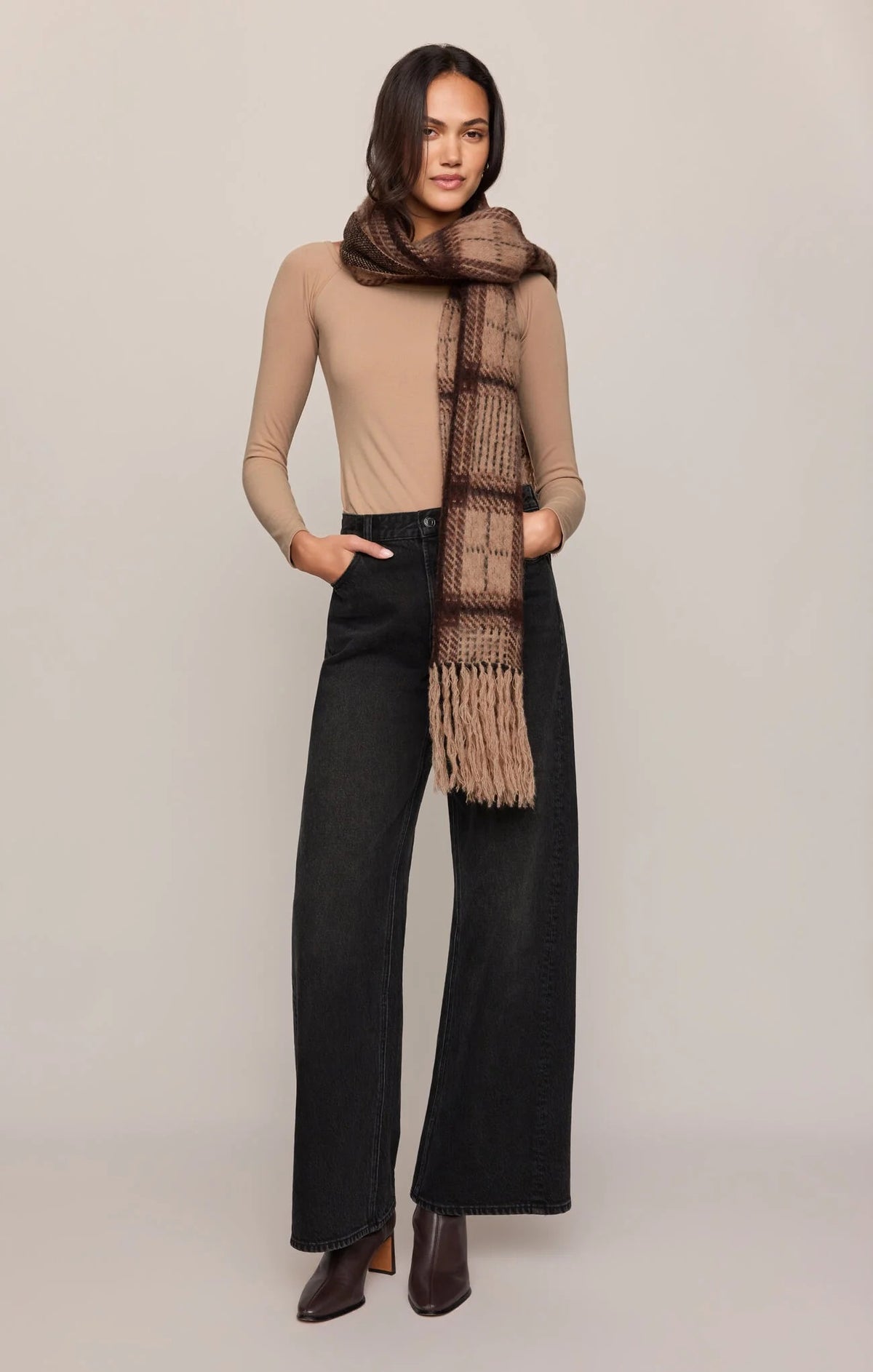 FROSTLINE PLAID SCARF