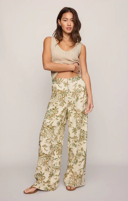 OVERLOOK TIKI TIDE LINEN PANT