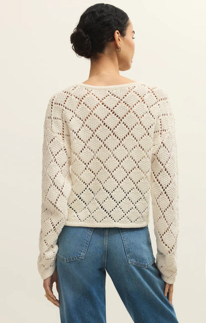 HULLEN CROCHET SWEATER