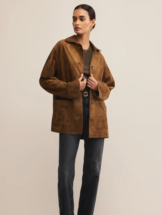 DECKER SUEDE CHORE JACKET