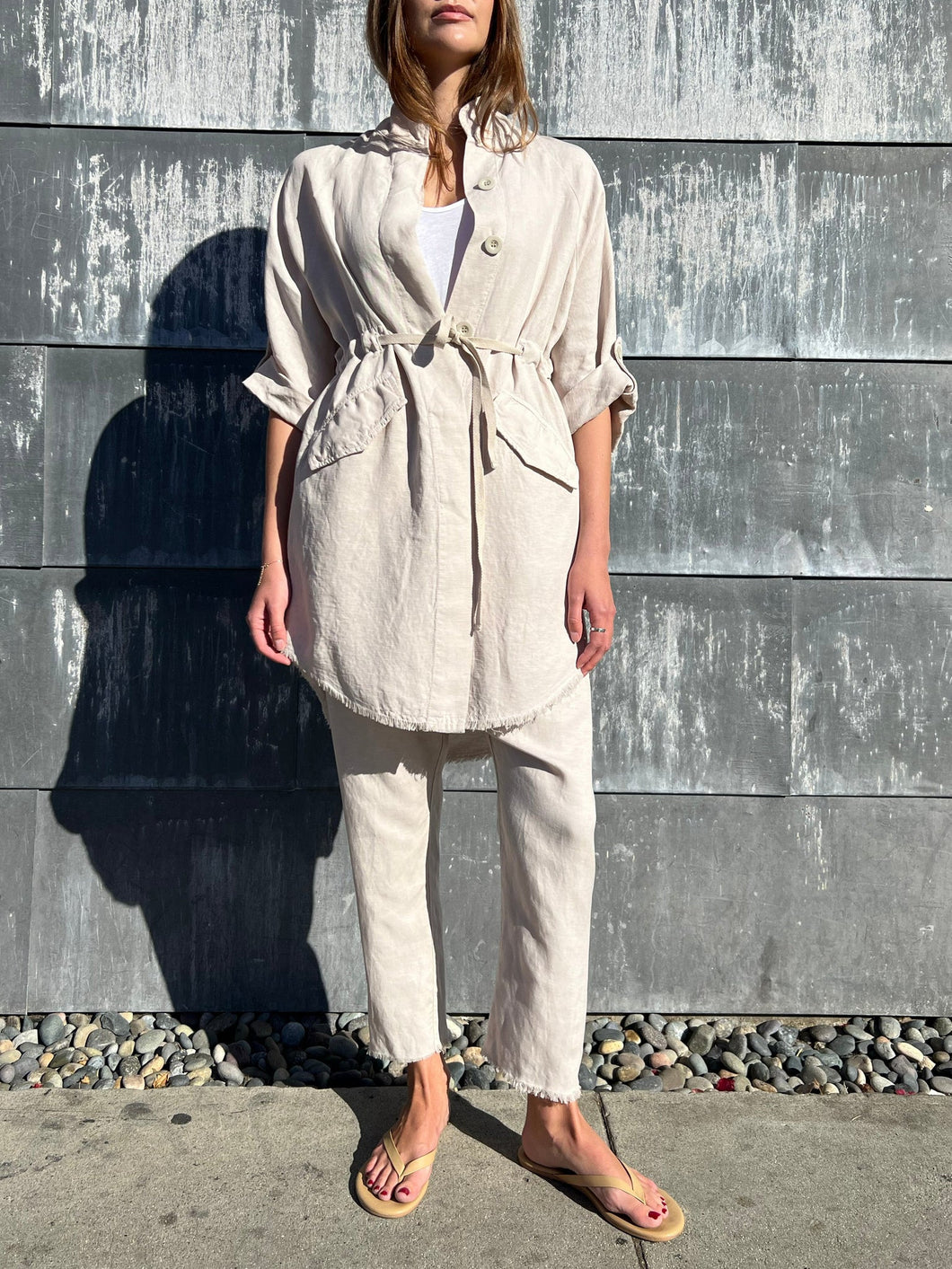 TRACY JACKET IN LINEN
