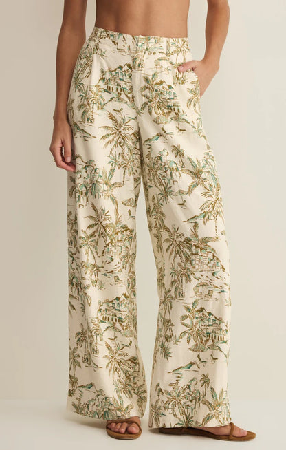 OVERLOOK TIKI TIDE LINEN PANT