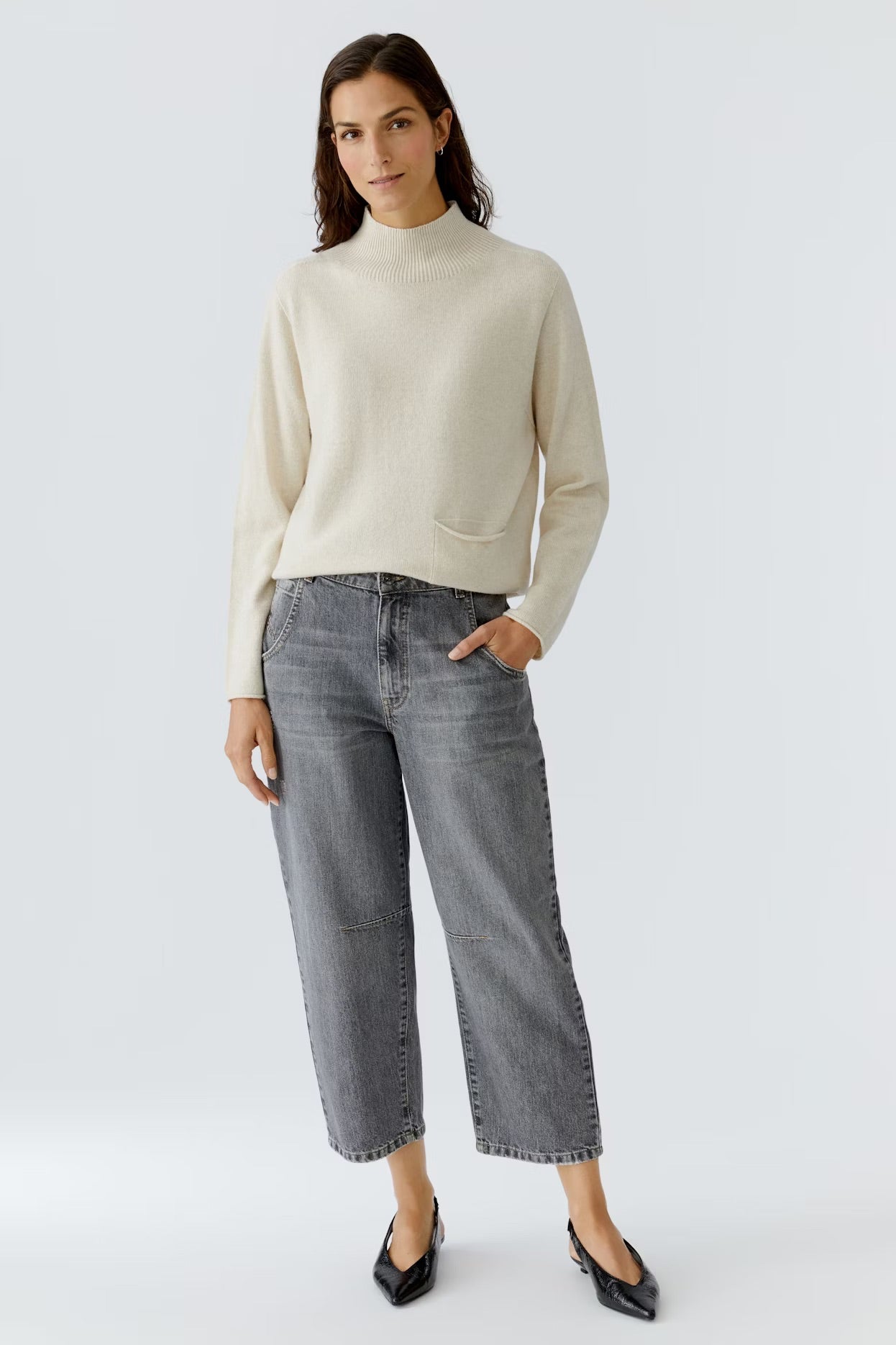 PULLOVER SWEATER OUI OFF WHITE