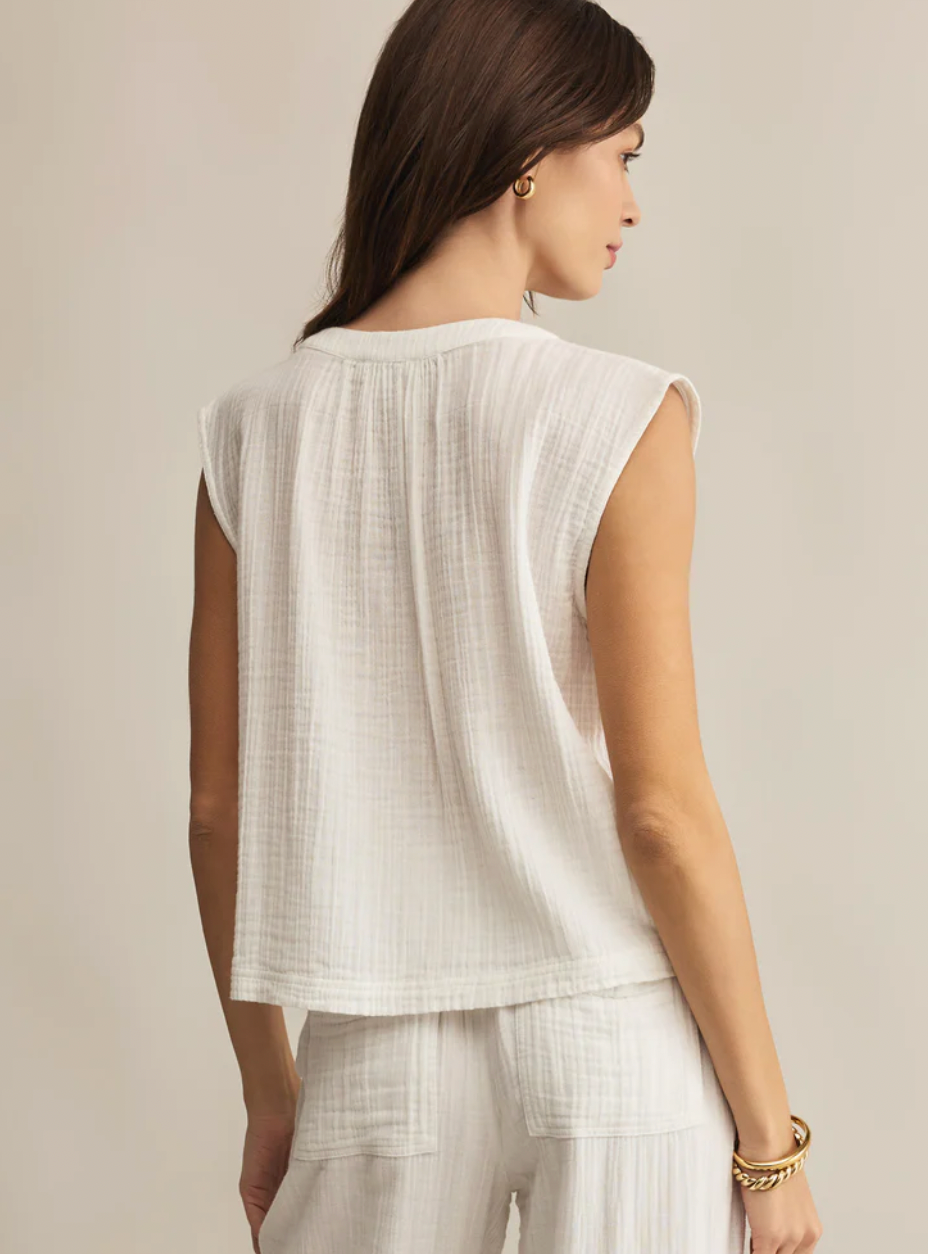 CLIFFSIDE V NECK AIRY TOP