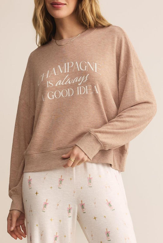 CHAMPAGNE LS TOP
