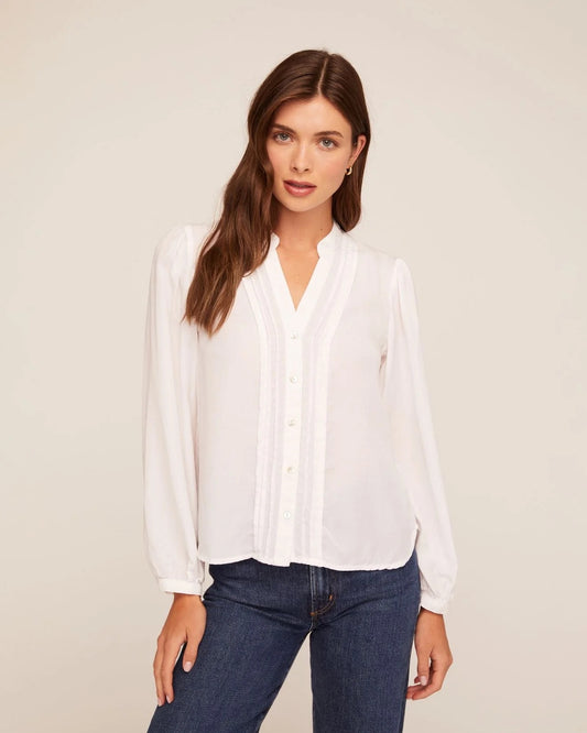 L/S PINTUCK BLOUSE