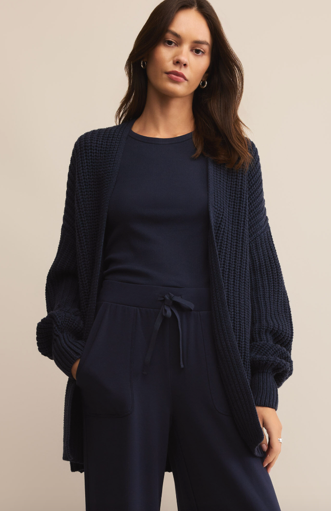 SUTTON RIB CARDIGAN