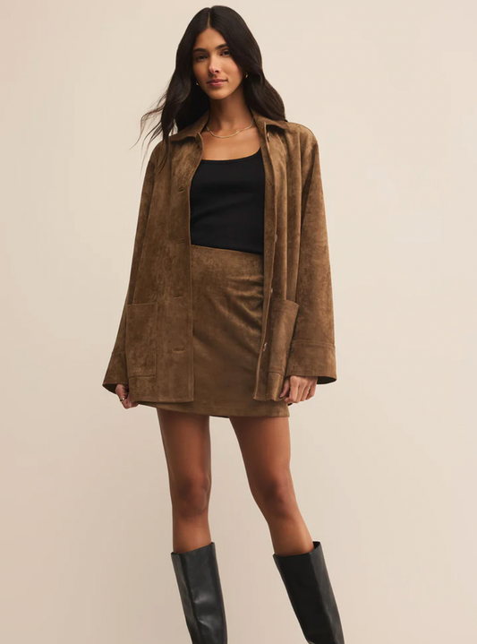 CIERA SUEDE MINI SKIRT