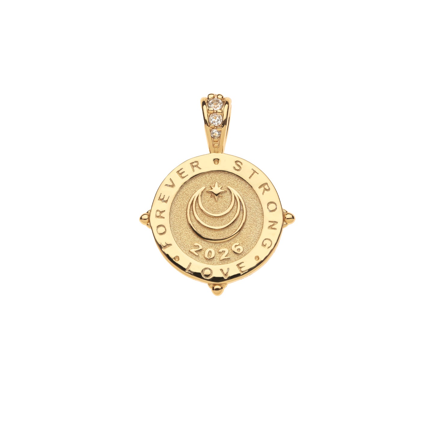 JW FOREVER STRONG LOVE 2026 PETITE EMBELLISHED COIN 16-18" CLASSIC