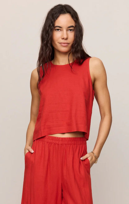 SLOANE LINEN TOP
