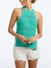 Load image into Gallery viewer, CROCHET HALTER TANK
