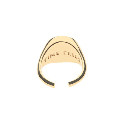 JW FOREVER SUNDIAL SIGNET RING