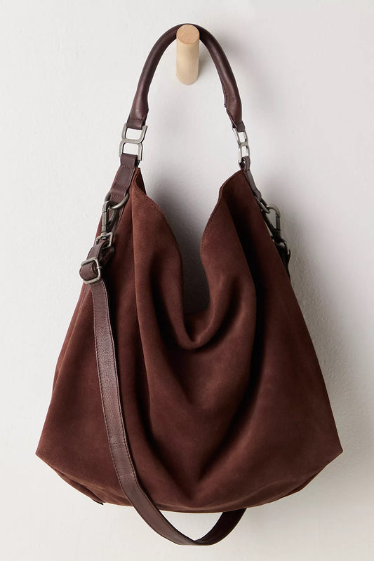 SUZIE SUEDE SLOUCH TOTE