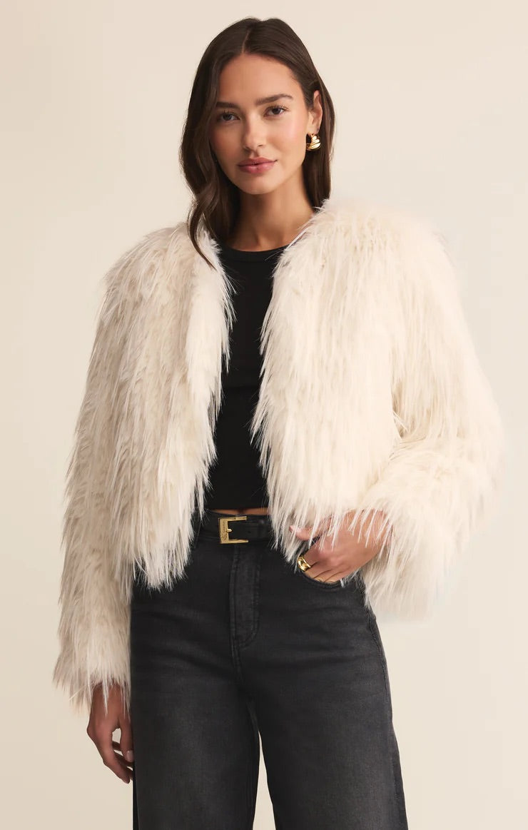 CYNDI FAUX FUR JACKET