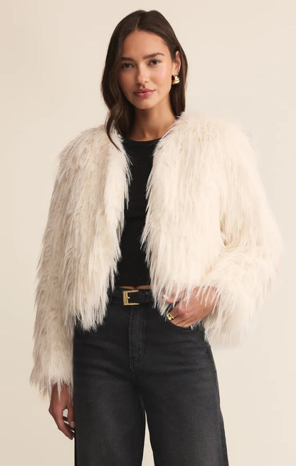 CYNDI FAUX FUR JACKET