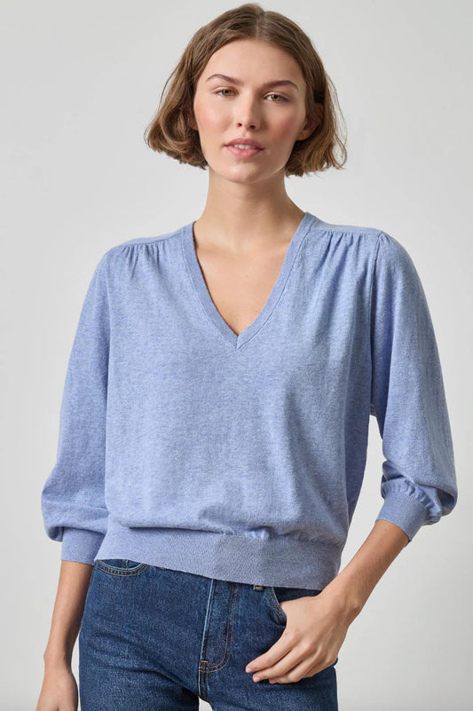 V-NECK BLOUSON SWEATER