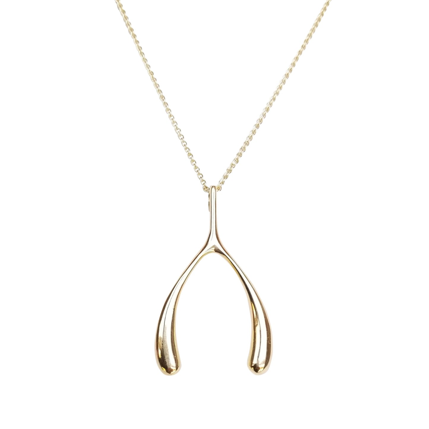 JW LUCKY GOLD WISHBONE-ADJUSTABLE