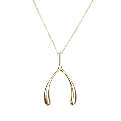 JW LUCKY GOLD WISHBONE-ADJUSTABLE