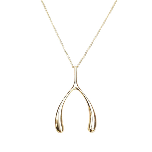 JW LUCKY GOLD WISHBONE-ADJUSTABLE