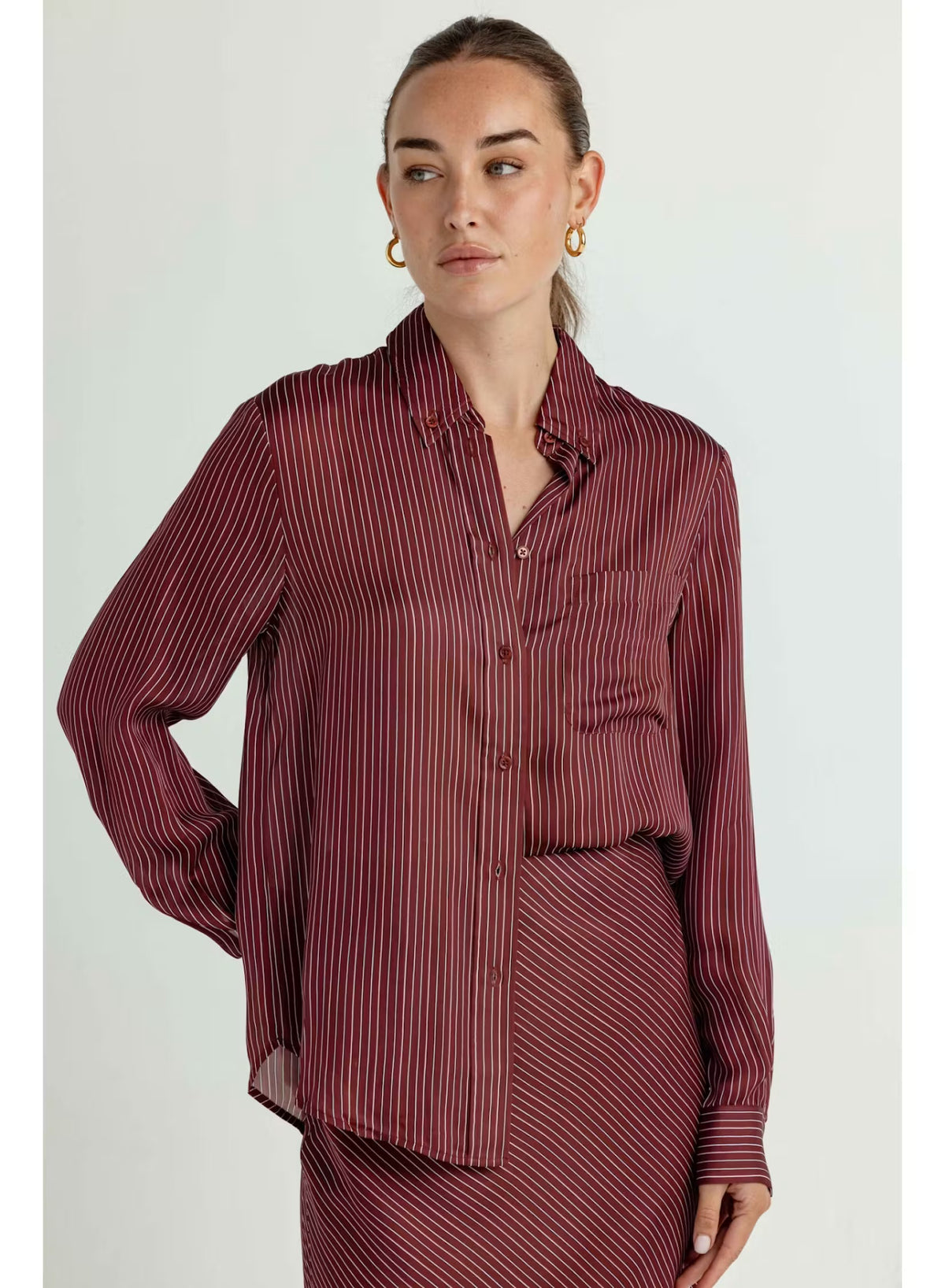 BROWNSTONE STRIPE LUCA SHIRT