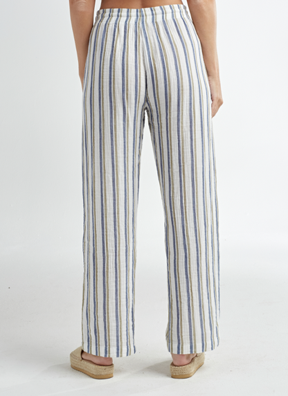 PANT STRIPED RED HAUTE