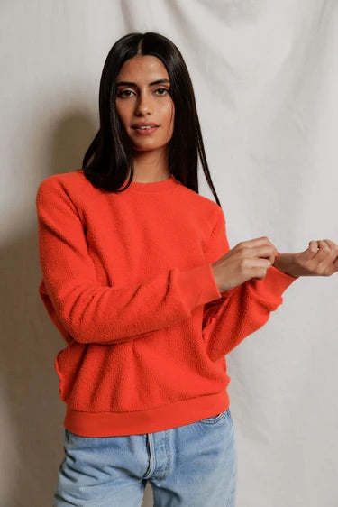 ZIGGY - INSIDE OUT FLEECE L/S SHRUNKETN CREWNECK SWEATSHIRT