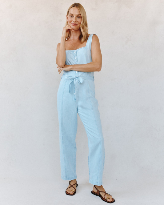 SQUARE NECK JUMPSUIT