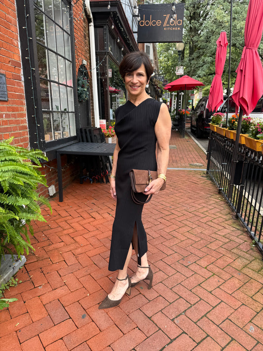 GRACE KNIT MIDI DRESS