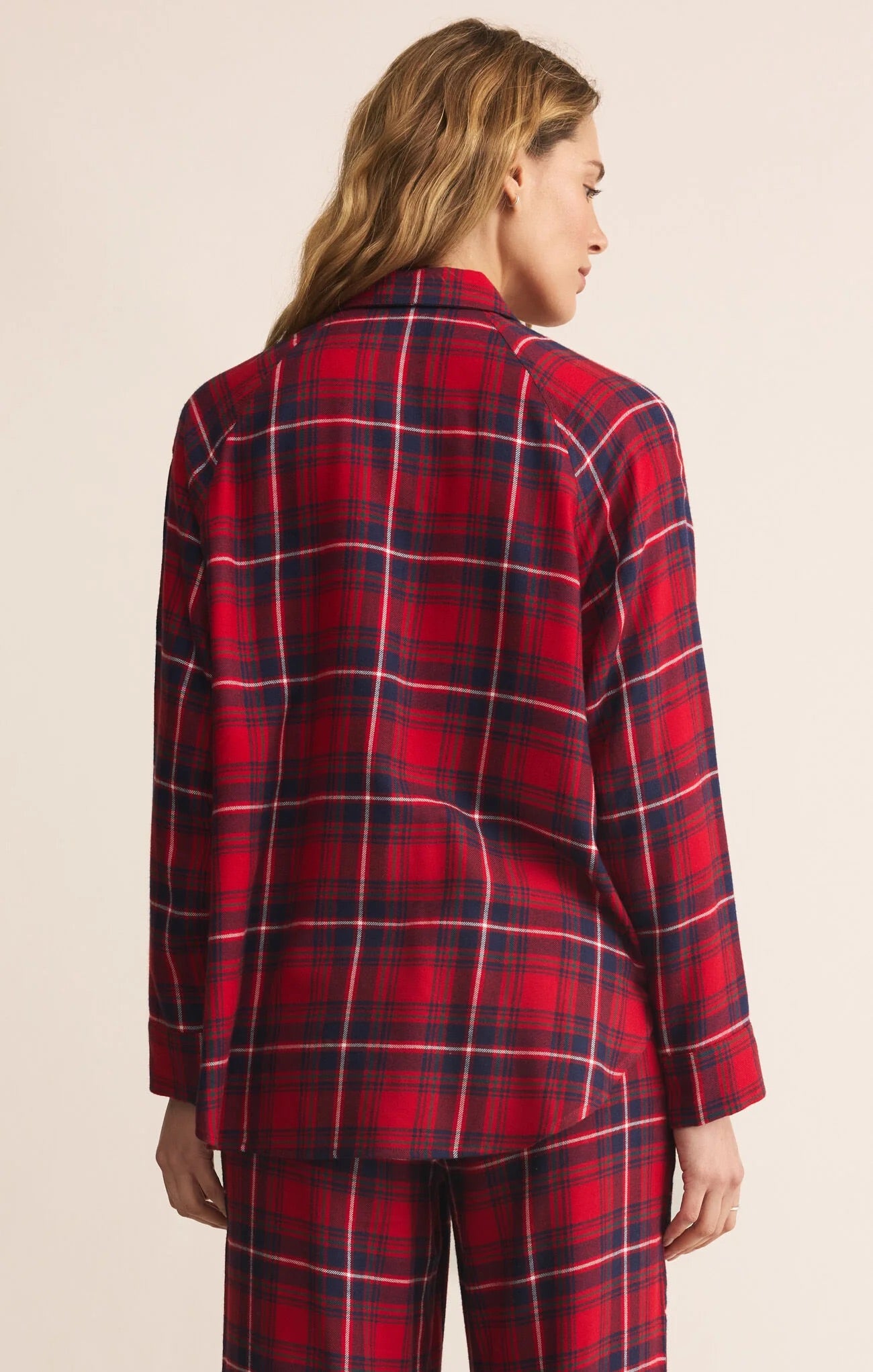 RIVER PLAID BUTTON UP