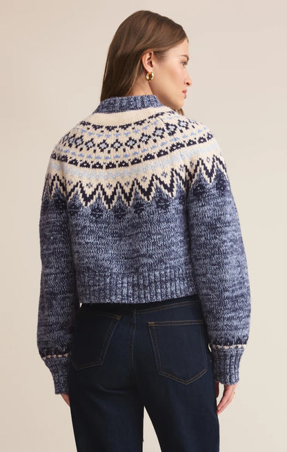 NORTH SEA FAIRISLE CARDIGAN