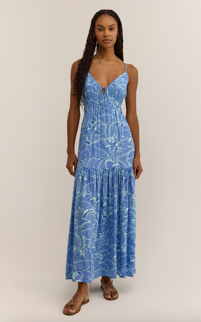 LIBSON ARTA FLORAL MAXI DRESS