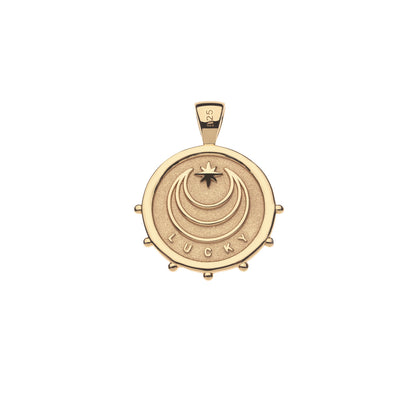 JW LUCK BE A LADYBUG JW SMALL PENDANT COIN 16-18" CLASSIC ROLO