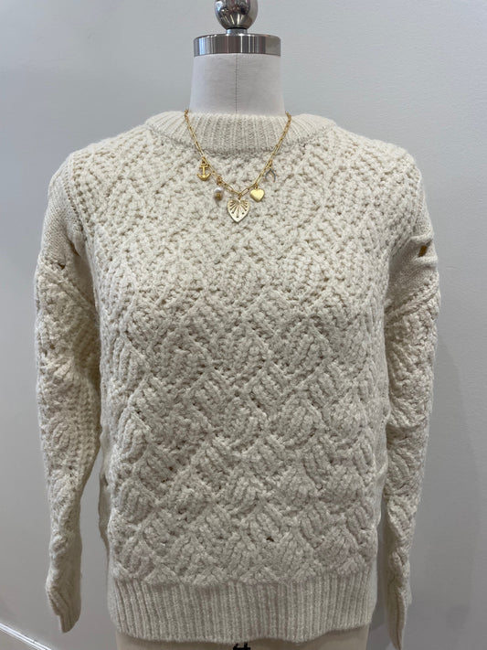 L/S ROUND NECK SWEATER