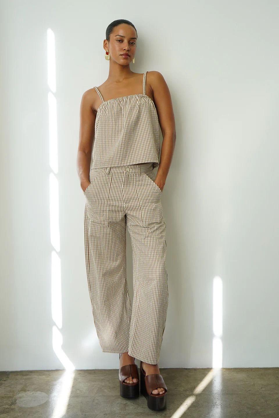 BRANDY CHECK TOP