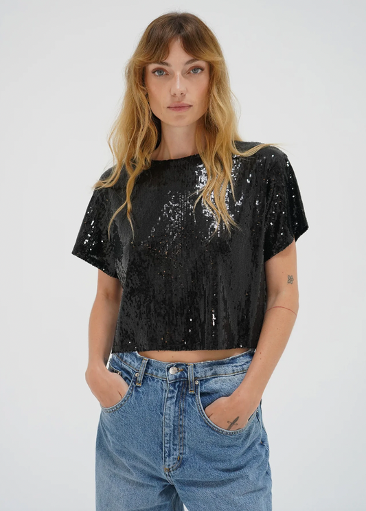 ZOSIA SEQUIN TEE