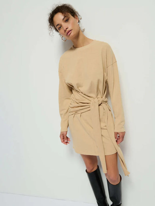 GLORIA WRAP FRONT DRESS