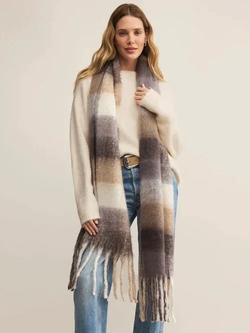 PLAID I MET YOU SCARF