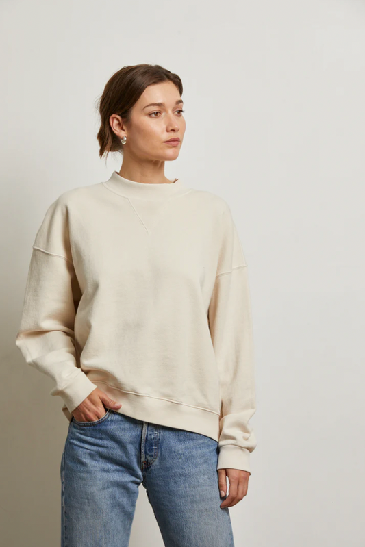 BLAKE-FRENCH TERRY CREW NECK SWEATSHIRT