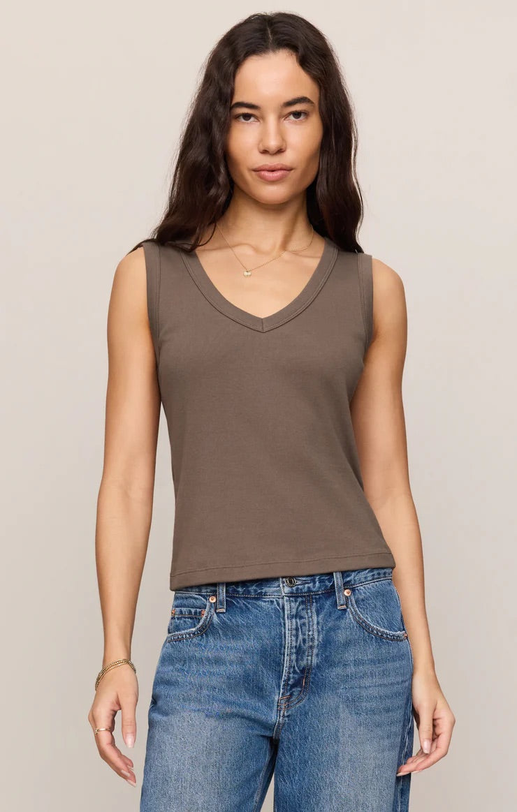 ELLIE V NECK TANK