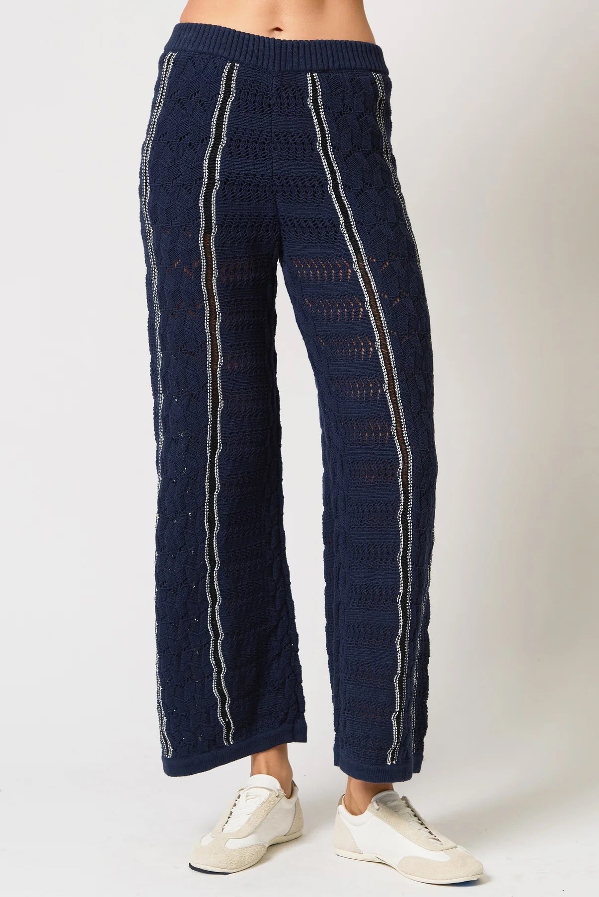 AMBER NOVELTY STITCH SWEATER PANT