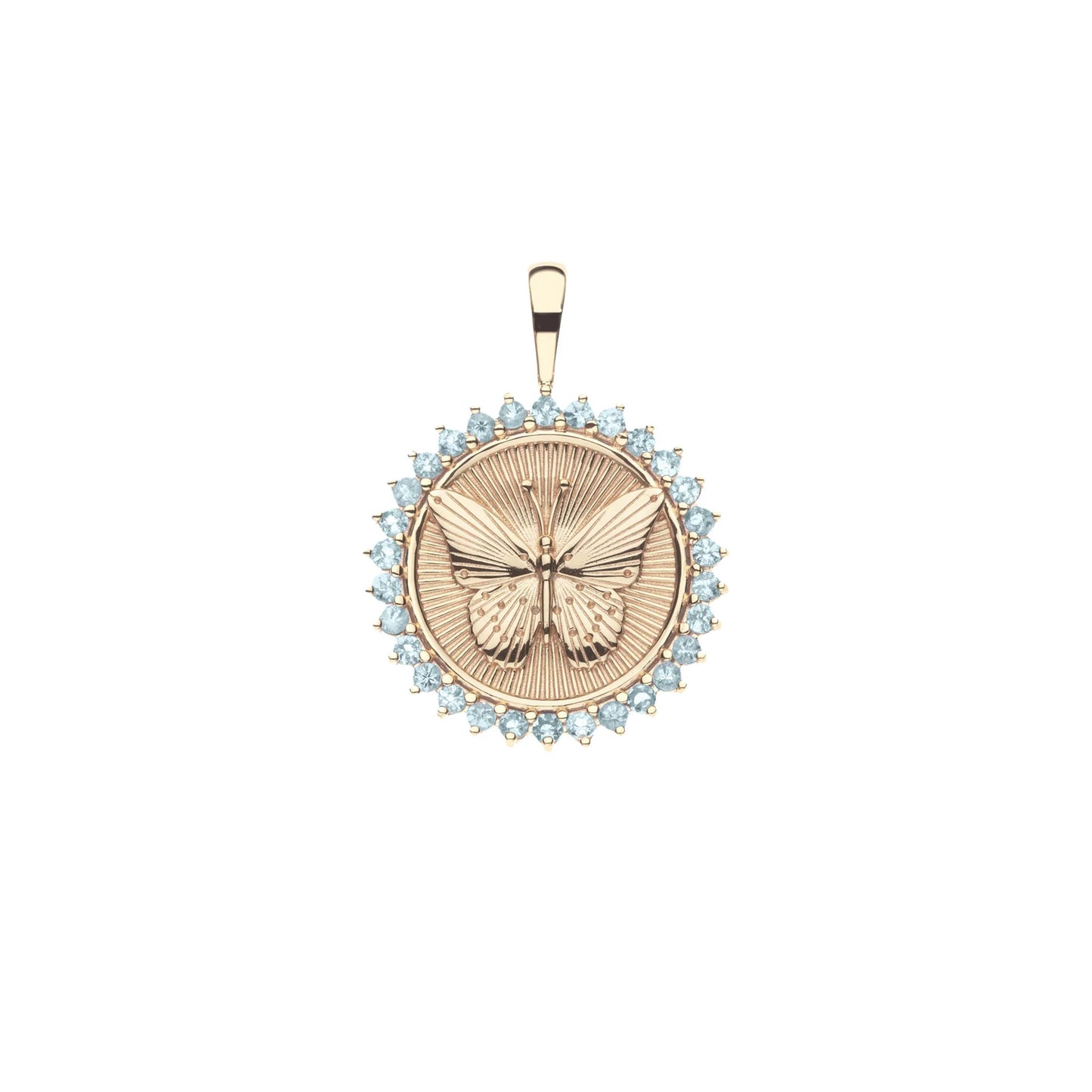 JW FREE PETITE EMBELLISHED COIN 16-18" Rolo Chain
