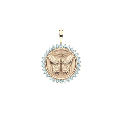 JW FREE PETITE EMBELLISHED COIN 16-18" Rolo Chain